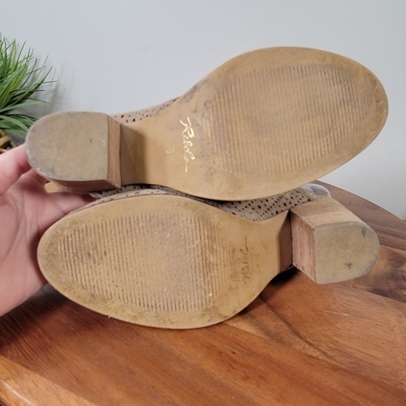 Rebels Western Heeled Booties Mules Slip on Size 8 - Picture 13 of 17